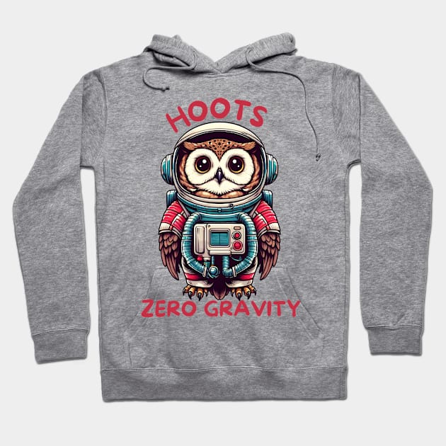 Astronomy owl Hoodie by Japanese Fever